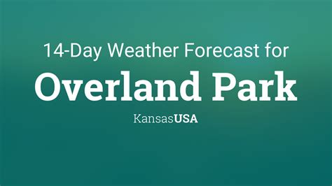 72W (Elev. . 15 day forecast overland park
